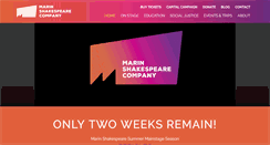 Desktop Screenshot of marinshakespeare.org